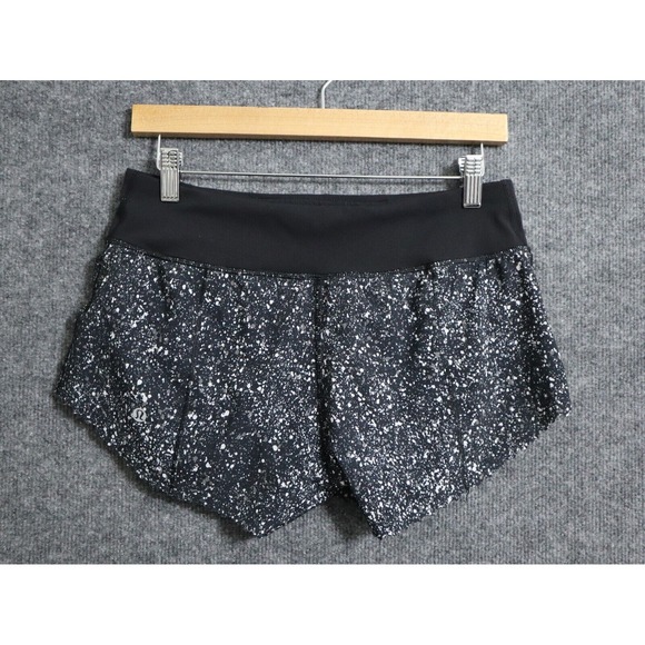 Lululemon‎ Shorts Women 6 Black Fast As Light 3" Lined Athleisure Yoga Train EUC - Picture 2 of 4